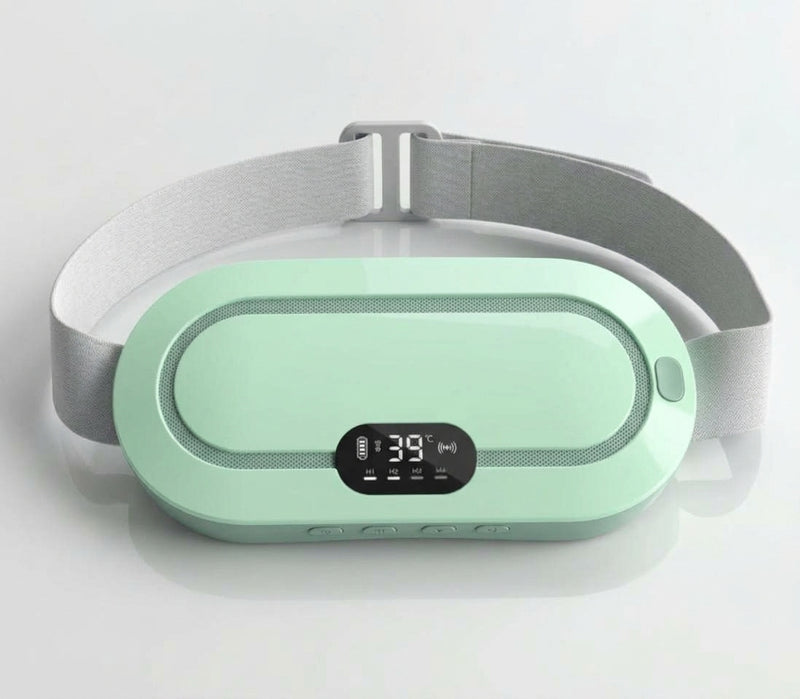 [vert] Ceinture chauffante AMBELLI verte avec sangle réglable
